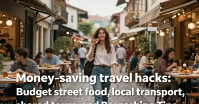Money-saving hacks and budget-friendly alternatives: cheap eats, local transport, shared tours, and negotiating tips