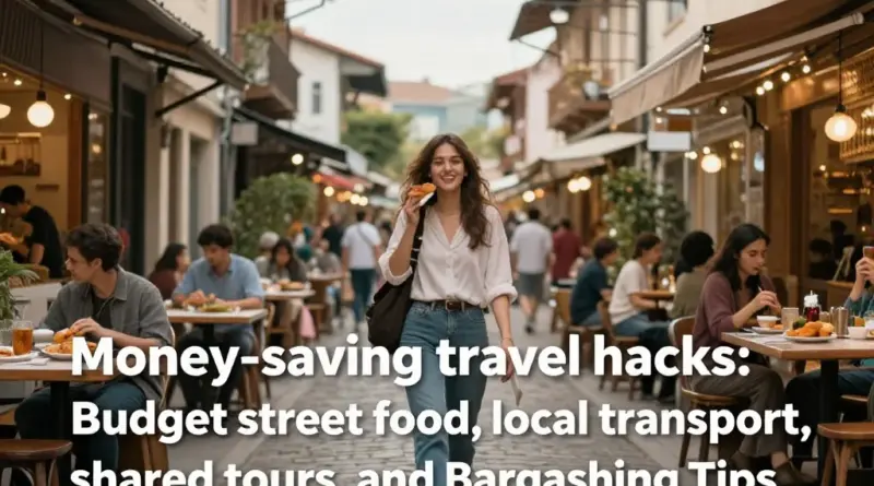 Money-saving hacks and budget-friendly alternatives: cheap eats, local transport, shared tours, and negotiating tips
