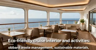 Onboard green practices and amenities to expect: waste management, alternative materials, water systems, and eco-friendly excursions
