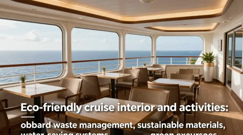Onboard green practices and amenities to expect: waste management, alternative materials, water systems, and eco-friendly excursions