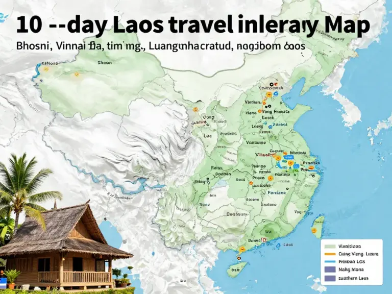 Planning a 10-day Laos itinerary: suggested route, timing, and how daily costs change by region (Vientiane, Vang Vieng, Luang Prabang, southern Laos)