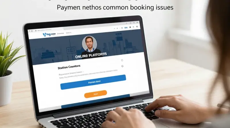 Step-by-step Booking Process: Online Platforms, Station Counters, Payment Methods, and Common Booking Issues