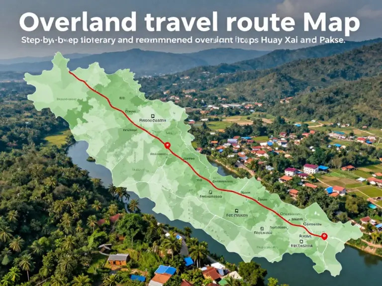 Step-by-step itinerary and recommended overnight stops: border crossings, towns, and must-see detours between Huay Xai and Pakse
