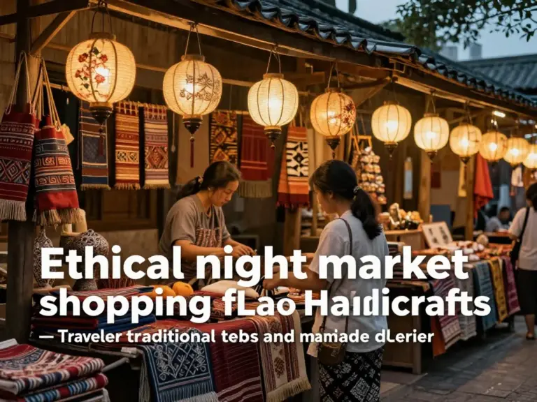 Supporting Lao Handicrafts: Ethical Shopping at Night Markets — A Guide for Responsible Travelers