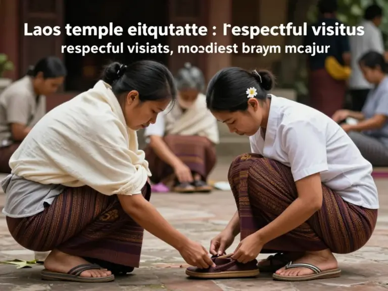 Temple Etiquette in Laos: Essential Dress Codes, Dos and Don’ts for Respectful Visits