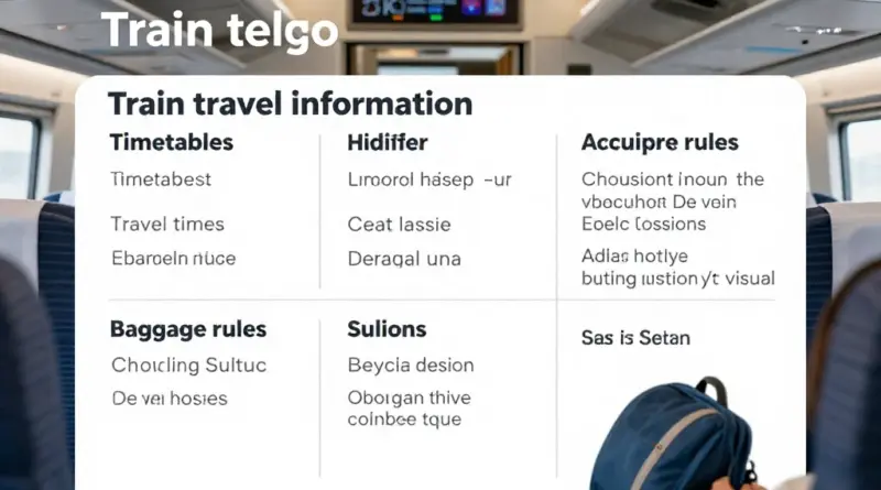 Timetables and Seat Types Explained: Train Schedules, Travel Times, Seat Classes, Baggage Rules, and How to Choose the Best Seat