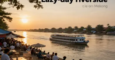 Top lazy-day activities along the Mekong: river cruises, café culture, sunset spots, local markets, and easy day trips