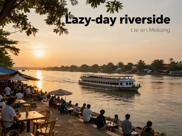 Top lazy-day activities along the Mekong: river cruises, café culture, sunset spots, local markets, and easy day trips