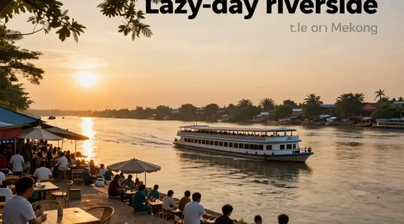 Top lazy-day activities along the Mekong: river cruises, café culture, sunset spots, local markets, and easy day trips