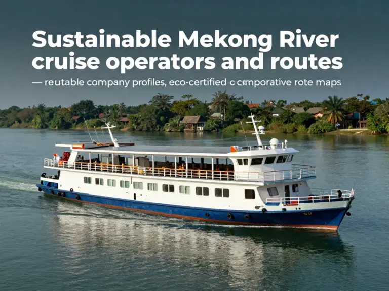 Top operators and routes for sustainable Mekong cruising: profiles of reputable companies, certifications, and comparatives