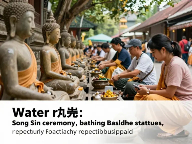 Water rituals explained: Song sin, bathing Buddha images, and respectful ways tourists can participate
