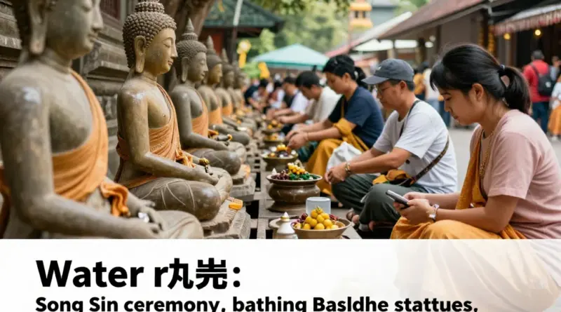 Water rituals explained: Song sin, bathing Buddha images, and respectful ways tourists can participate