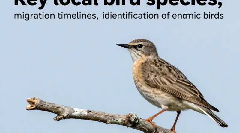 What to Expect: Key Bird Species, Migration Timetables, and How to Identify Local Endemics