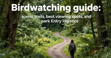Where to Go: Best Trails, Viewing Spots, and Park Entry Logistics for Birdwatchers