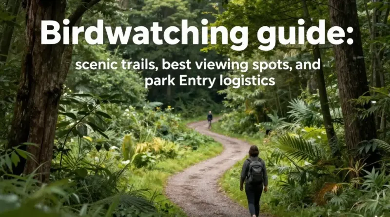 Where to Go: Best Trails, Viewing Spots, and Park Entry Logistics for Birdwatchers