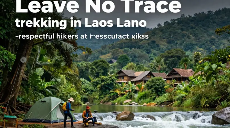 Why Leave No Trace Matters in Laos — Understanding Ecological, Cultural, and Community Impacts of Trekking and Waterfall Visits