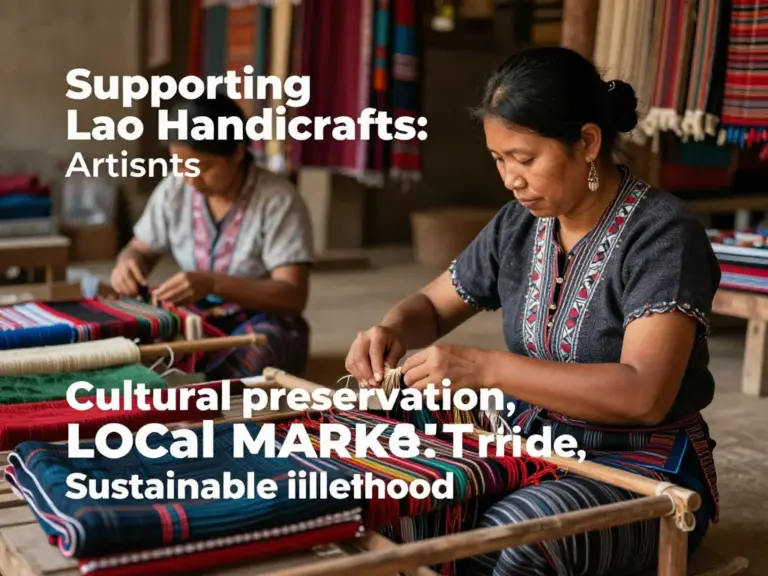 Why Supporting Lao Handicrafts Matters: Cultural Preservation, Economic Impact, and Ethical Considerations