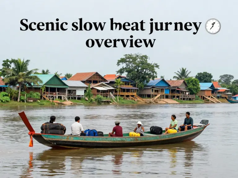 Why choose the slow boat: journey overview, travel time, costs, and who it’s best for