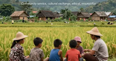 Why people choose voluntourism in Laos and what ethical principles should guide responsible volunteer travel