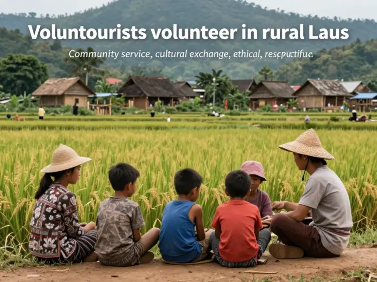 Why people choose voluntourism in Laos and what ethical principles should guide responsible volunteer travel