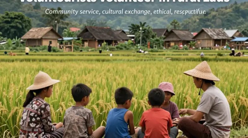 Why people choose voluntourism in Laos and what ethical principles should guide responsible volunteer travel