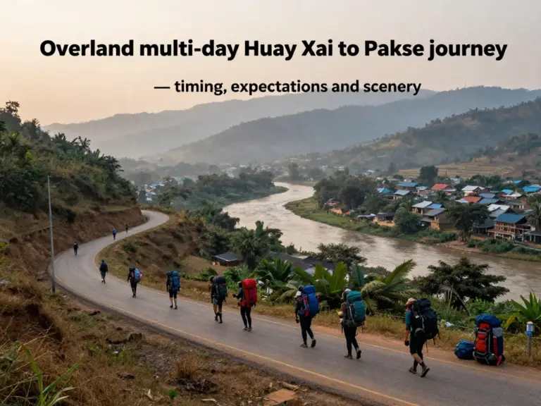 Why travelers choose the overland Huay Xai–Pakse route: search intent, timing, and what to expect on this multi-day journey