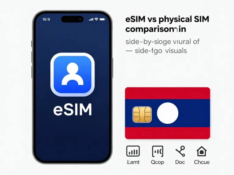 eSIM vs Physical SIM in Laos: Activation, Compatibility and Cost Comparison