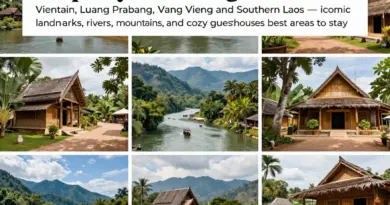 Best Areas to Stay in Laos: Vientiane, Luang Prabang, Vang Vieng and Southern Laos (Where to Base Yourself and Why)