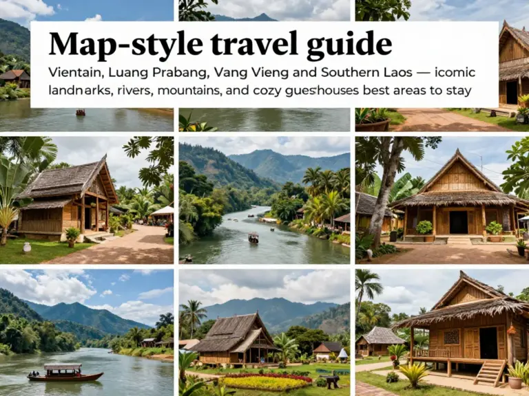 Best Areas to Stay in Laos: Vientiane, Luang Prabang, Vang Vieng and Southern Laos (Where to Base Yourself and Why)