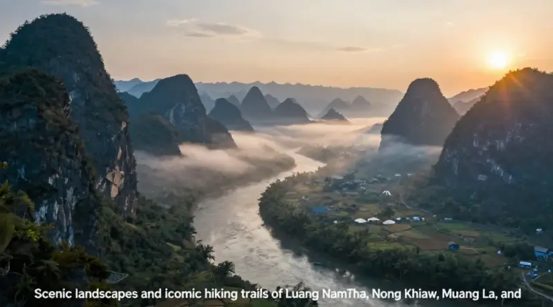 Best Regions and Iconic Trails: Luang Namtha, Nong Khiaw, Muang La, and Si Phan Don