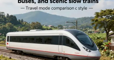 Choosing Between Flights, Buses, and Trains: When to Fly vs. Overnight Bus vs. Slow Travel by Rail