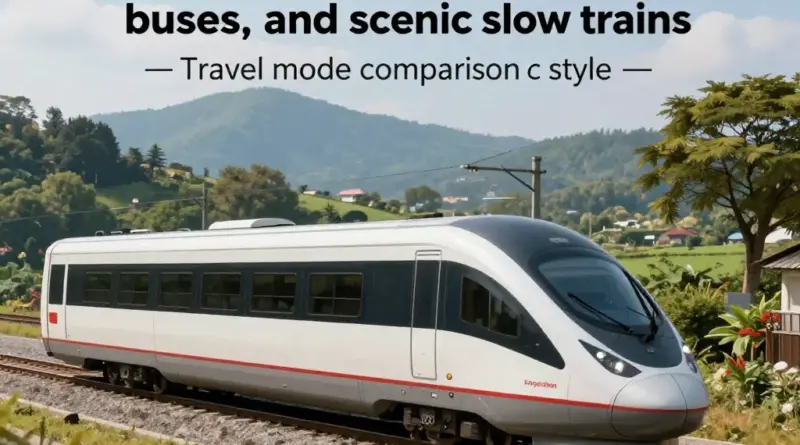 Choosing Between Flights, Buses, and Trains: When to Fly vs. Overnight Bus vs. Slow Travel by Rail