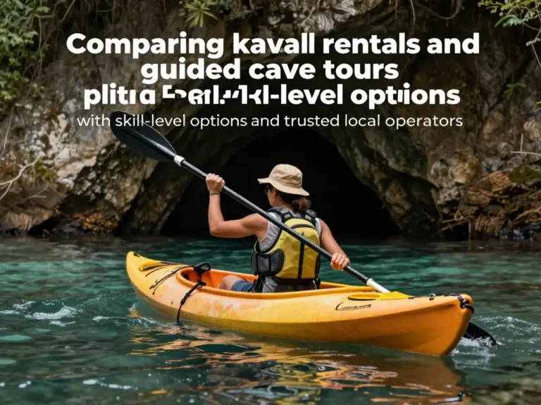 Choosing the Right Tours and Guides: Comparing Kayak Rentals, Guided Cave Trips, Skill Levels, and Trusted Local Operators