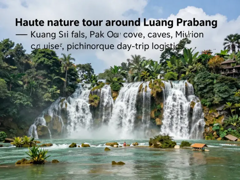 Day 3–4: Haute Nature Trips Around Luang Prabang — Kuang Si Falls, Pak Ou Caves, River Cruises and Day-Trip Logistics