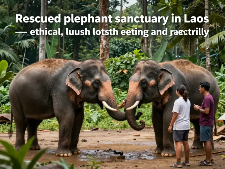 Ethical Elephant Sanctuaries in Laos: Where to See and Support Rescued Elephants