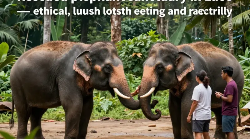 Ethical Elephant Sanctuaries in Laos: Where to See and Support Rescued Elephants