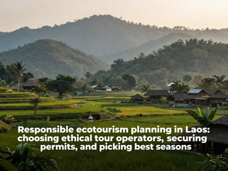 How to Plan a Responsible Trip to Laos: Choosing Ethical Operators, Permits, and Best Seasons
