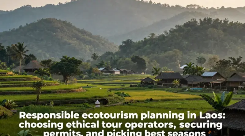 How to Plan a Responsible Trip to Laos: Choosing Ethical Operators, Permits, and Best Seasons