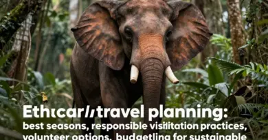 How to plan your visit — best seasons, responsible visitation practices, volunteer options, and budgeting for ethical experiences