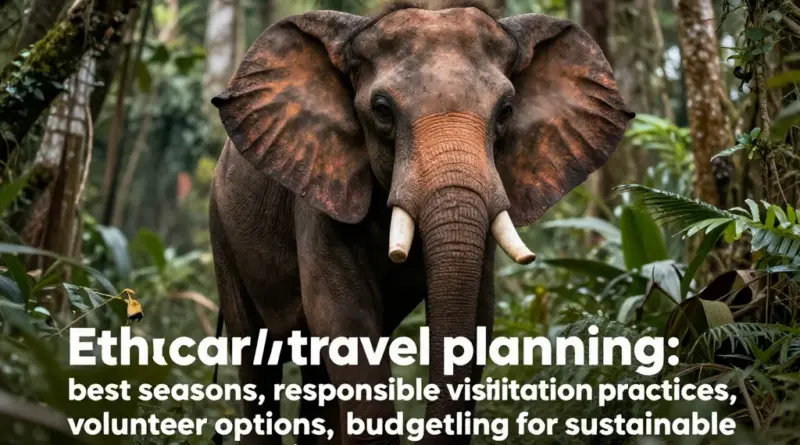 How to plan your visit — best seasons, responsible visitation practices, volunteer options, and budgeting for ethical experiences
