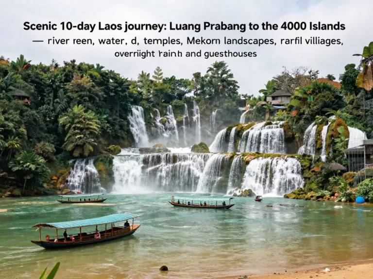 The Perfect 10-Day Laos Itinerary: From Luang Prabang to the 4000 Islands — Complete Day-by-Day Plan, Must-See Sights, Logistics and Budget Tips