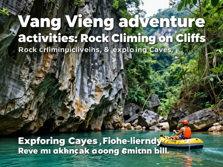 Top Adventures in Vang Vieng: Tubing Alternatives, Rock Climbing, Caving, and Eco-Friendly River Activities