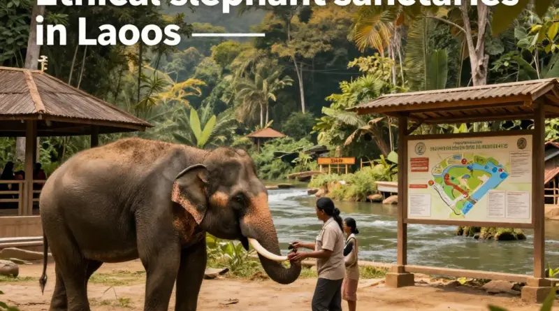 Top ethical elephant sanctuaries in Laos — detailed profiles, location, what to expect, admission policies, and conservation impact