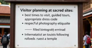 Visitor Planning and Practical Tips: Best Times to Visit, Guided Tours, Dress Code, and Photography Etiquette at Sacred Sites