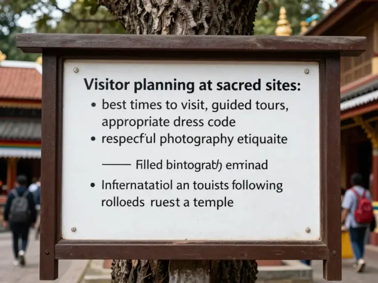 Visitor Planning and Practical Tips: Best Times to Visit, Guided Tours, Dress Code, and Photography Etiquette at Sacred Sites