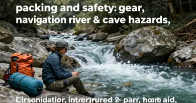 What to Pack and Safety Tips: Essential Gear, Navigation, River/Cave Hazards, First Aid, and Responsible Adventure Practices