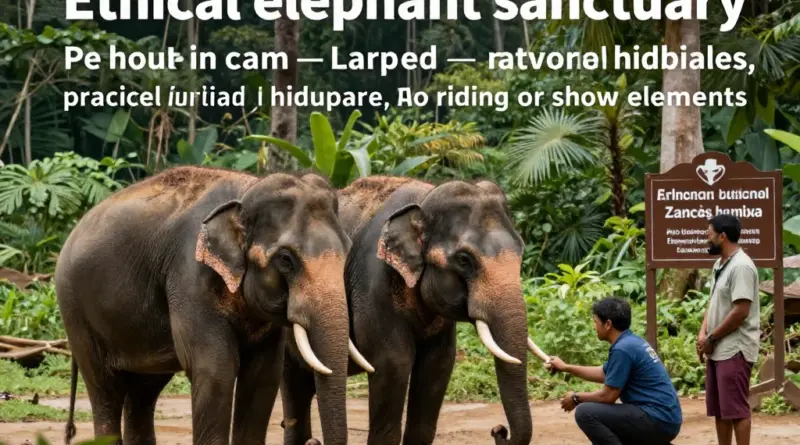 Why visit ethical elephant sanctuaries in Laos — understanding sanctuary principles, animal welfare standards, and how to identify responsible operations