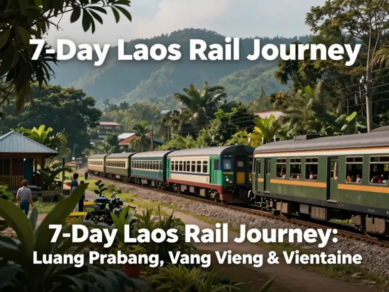 7-Day Laos Highlights: Luang Prabang, Vang Vieng & Vientiane by Rail