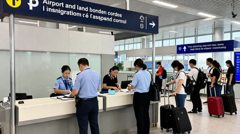 Arrival and border procedures: immigration, visa extension, overstays, fines, and tips for smooth entry at airports and land borders