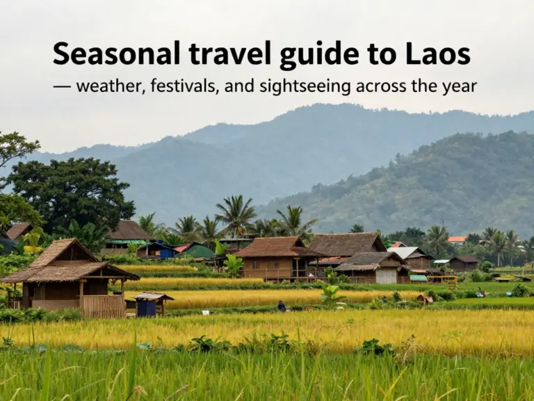 Best Time to Visit Laos: A Seasonal Guide to Weather, Festivals, and Travel Tips